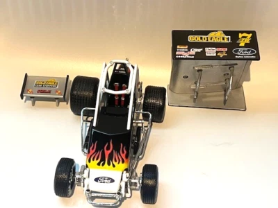 Coche Sprint Jeff Swindell #7 Gold Eagle 1997 1:24 acción carreras coleccionables Foto 1 de 4