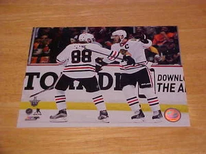 Patrick Kane Jonathan Toews Stanley Cup LICENSED 8X10 Photo FREE SHIPPING 3/more - Picture 1 of 1