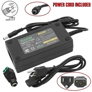 12V 5A 60W Power Supply AC to DC Adapter for 5050 3528 Flexible LED Strip Light - Picture 1 of 5