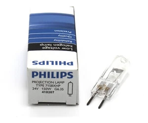 PHILIPS 7158XHP 24V150W G6.35 50hours FCS instrument lamp light 7158 bulb - Picture 1 of 4