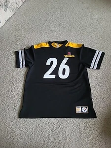 Nice Majestic Pittsburgh Steelers Leveon Bell #26 Size L Jersey T Shirt - Picture 1 of 3