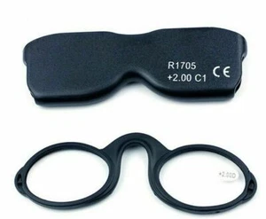 Soft Silicon Armless Nose Resting/Clip Reading Glasses +1.5 ~ +3.0 - Bild 1 von 14