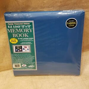 Pioneer E-Z Load 12" x 12" Top Loading Memory Book Blue Acid Free
