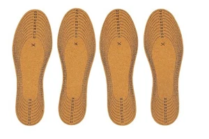4 PAAR Einlegesohlen Sohlen Schuhsohlen Kork Füße 24 bis 45 - Bild 1 von 6