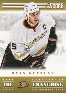 2013-14 Score THE FRANCHISE #1 RYAN GETZLAF - Anaheim Ducks