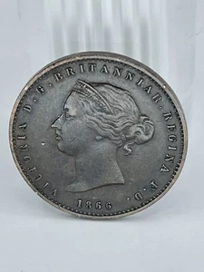 1866 one twenty sixth of a schilling Great Britain Victoria coin - Picture 1 of 2