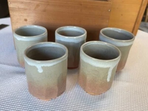 Vintage Handmade pottery Japanese Tea Cup for Tea Ceremony Hagi Yagi Edo Style - Picture 1 of 10