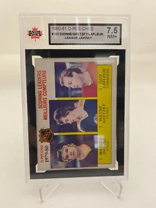 1980-81 O-Pee-Chee #163 Dionne/Gretzky/Lafleur League Leader KSA 7.5 - Bild 1 von 2