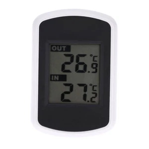 LCD Weather Station Forecast Indoor/Outdoor Temperature Tester J2K4 - Picture 1 of 11