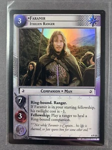 Decipher Lord of the Rings TCG FOIL - Faramir, Ithilien Ranger - Never Played - Imagen 1 de 1
