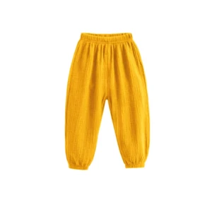 Summer Korean Style High Waisted Pants Loose Casual Fashion Wear For Girls Boys - Picture 1 of 21