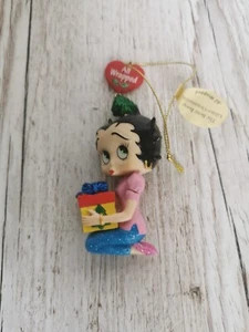 DANBURY COMO NUEVO BETTY BOOP ÁRBOL DE NAVIDAD ADORNO PERCHA TODO ENVUELTO - Imagen 1 de 1