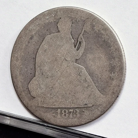 1873 Liberty Seated Half Dollar - Fair (49402-L) Cover