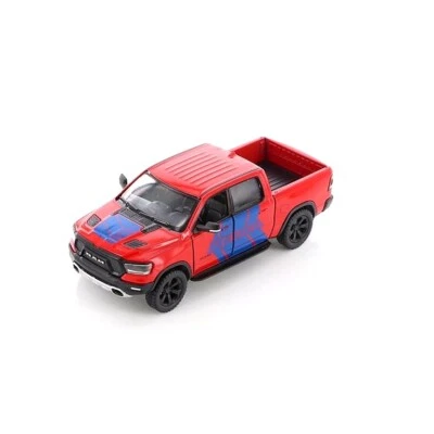 (5413)(KINSMART) 5 英寸压铸:2019 RAM 1500 皮卡车(红色)1/46 比例 — 第 1/4 张图片