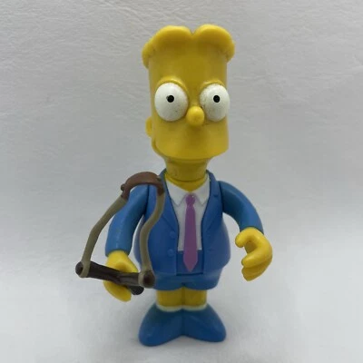 Vintage The Simpsons Playmates Figure Sunday Best Bart Simpson with Slingshot - Image 1 of 4