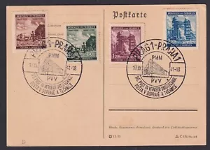 Germany 1941 Bohemia and Moravia Prague Fair used on cover - Picture 1 of 1