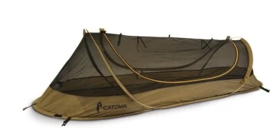 Catoma Burrow Tent, USMC, Coyote Brown, Rain Cover, New Old Stock. - Image 1 of 4