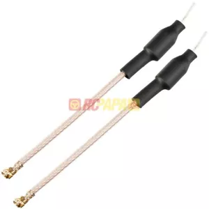 Antena lineal cola de cerdo 5,8 GHz VTX U.FL para reemplazo de cuatro carreras hágalo usted mismo (2 piezas) - Imagen 1 de 3