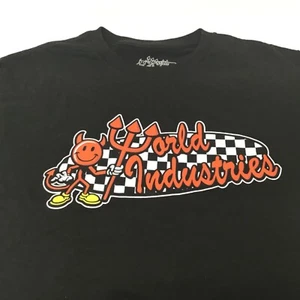 World Industries graphic Black T shirt size M Men's New - Picture 1 of 3