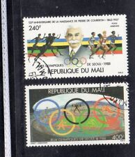 Malí Deportes Juegos Olimpicos de Seul Serie año 1988 (DQ-107)