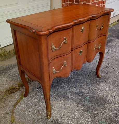 antique wardrobe M-1502-416-LTCH Breteuil Chest in Light Cherry French Heritage Cover