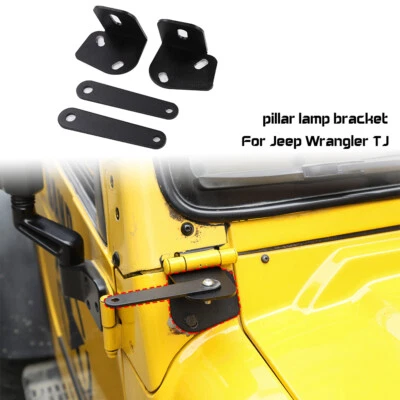 汽车 LED 灯 A 柱支架安装支架套件适用于吉普牧马人 TJ 1997-06 — 第 1/4 张图片