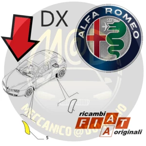OE 50505559 Pellicola adesiva Passaruota Interno Ant. DX ALFA Brera Spider NUOVA - Imagen 1 de 1