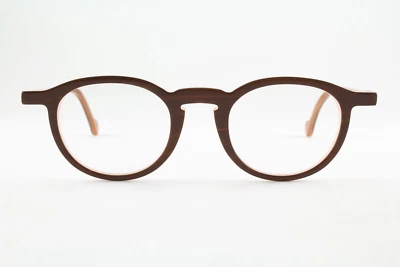 Authentic Anne et Valentin ANNETTE 1516 43mm Brown Striped Pink Glasses France - Image 1 of 4