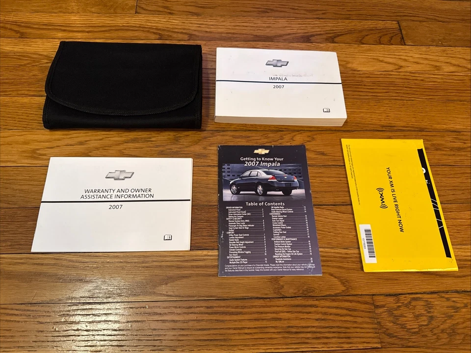 2007 Chevy Chevrolet Impala Owners Manual With Case OEM Free Shipping - Image 1 of 1