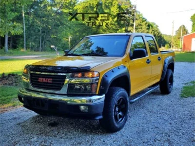 Juego de llamaradas de guardabarros con perno remache de bolsillo texturizado para GMC Canyon 04-12 Foto 1 de 4