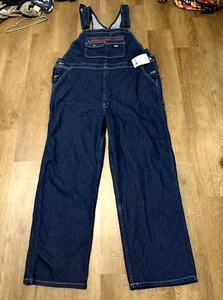 Dickies Herren Latzhose Farmer Work Carpenter Jeans Dark Wash Denim XLR - Bild 1 von 14