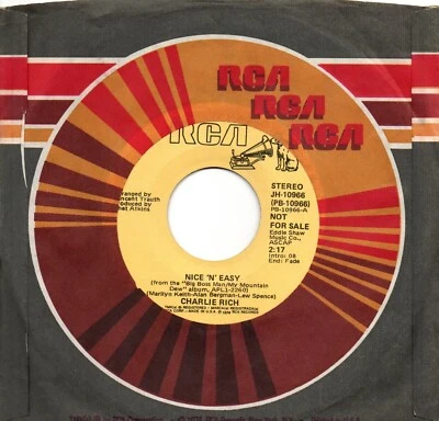 Charlie Rich:Nice 'N' Easy Mono & Stereo:US RCA:DJ:1974 - Image 1 of 2