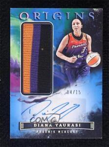 2023 Panini Origins WNBA Jersey Patch Blue 4/15 Diana Taurasi #JA-STR Auto