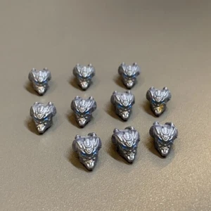 Lot 10 Heads For Mega Bloks Construx HALO UNSC Spartan BUILDING Figure #25 - Picture 1 of 4