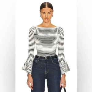 Blusa grande inmensa a rayas azul marino y blanco - Imagen 1 de 8