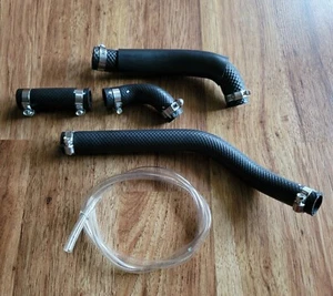 NEW Honda CRF450R Radiator Hoses Set + all Hose Clamps OEM CRF450RX 2021 - 2024 - Picture 1 of 6