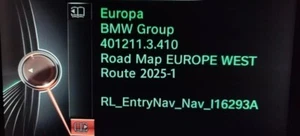 Genuine BMW West & East Europe ROUTE 2025-1 MAP Navigation update + FSC Code - Picture 1 of 1