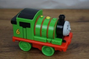 Limited 2013 (Gullane) Thomas PERCY green 6 plastic Train Car pull back wind up - Picture 1 of 3