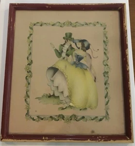 Alfred Terone Vintage 1940s Airbrush "On Parade" 19"x17" Original Frame G5 - Picture 1 of 12