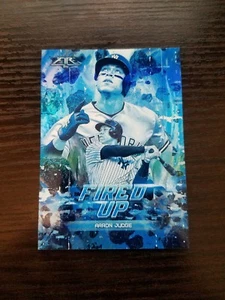 2018 Topps Fire Fired Up Blue #F10 Aaron Judge - Picture 1 of 1