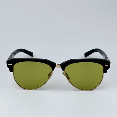 Gafas de sol Miu Miu para hombre negras verde oliva línea de cejas MU09ZS PASARELA 1AB07O NUEVAS Foto 1 de 4
