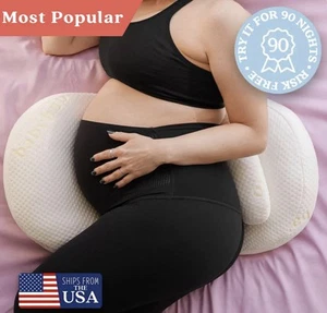 Bub's Maternity Pillow By Babybub Pregnancy Pillow With Cover New!! - Picture 1 of 4