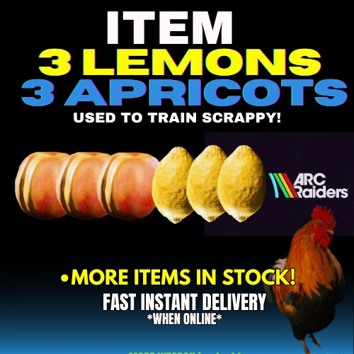 🎮 ARC RAIDERS - 3x Lemons + 3x Apricots - ALL PLATFORMS - Image 1 of 1