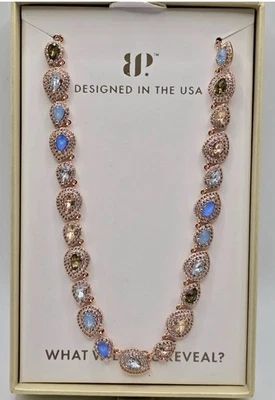 Collar Caramelo Joya Fiesta Bomba NK74248 Raro Unicornio - Castaño Escarcha en RG Foto 1 de 2