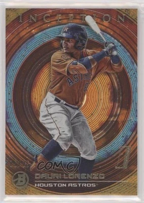 2022 Bowman Inception Orange Foil /25 Dauri Lorenzo #33 - Image 1 of 2