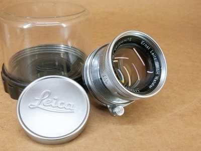 Leitz Leica 50mm 1:2 Summicron Lens Screw Mount 1957 - Image 1 of 4