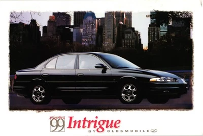 Oldsmobile Intrigue 1999 Advertising Postcard Skyline Design Collectible Vintage - Image 1 of 2