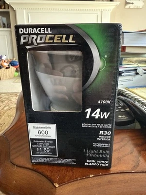 2 x Duracell PROCELL (R20) 14W Cool White  Bulb (4100K)  - Image 1 of 4
