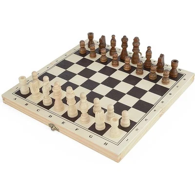 Toyrific Chess, Draughts And Backgammon Game Board, 3-in-1 Board Games for Kids  - Image 1 of 3