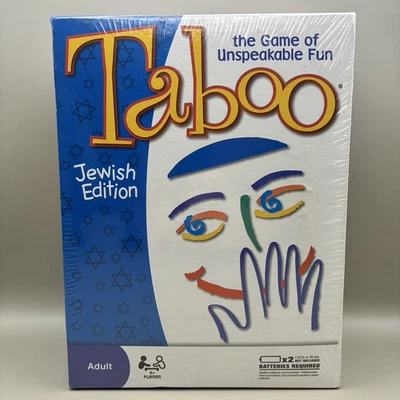 Taboo Jewish Edition · Hasbro/JET · Jogo de adivinhação de palavras para festa adulta · Novo lacrado - Imagem 1 de 4